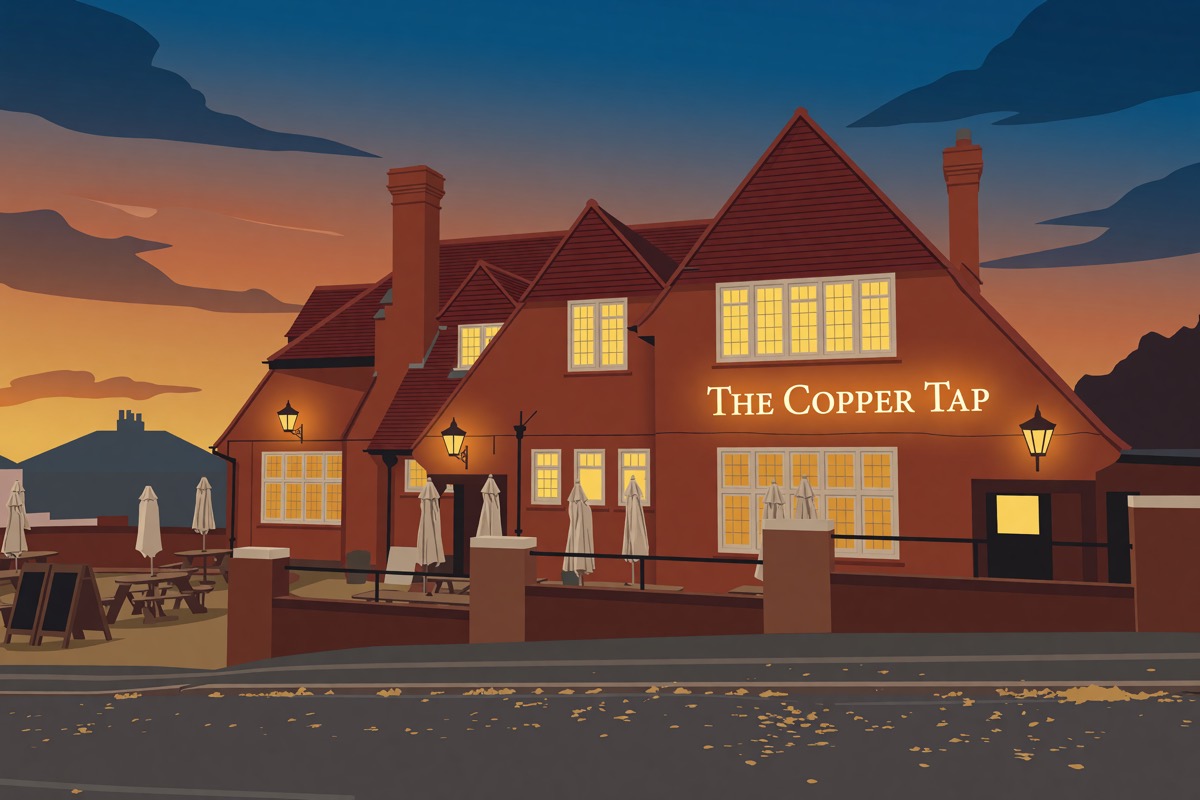 The same pub as a Poster postcard front